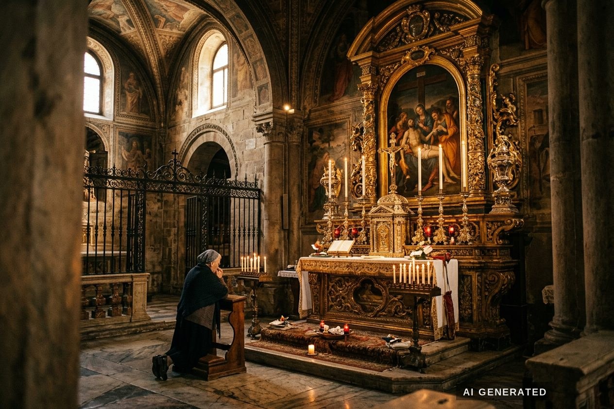 Turin Cathedral and the Shroud, Italy