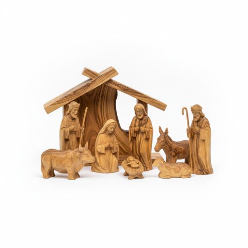 Olive Wood Nativity Sets